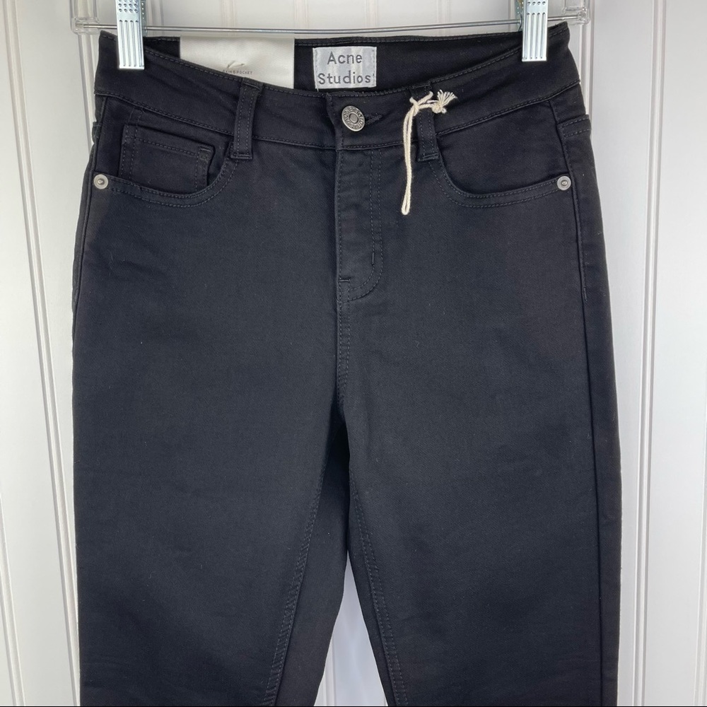 Acne Studios New Skin 5 Used Black Jeans Size 28 / 32 - Picture 3 of 12